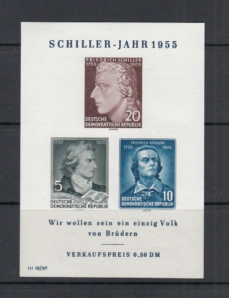 DDR Mi-Nr. Block 12 ** postfrisch