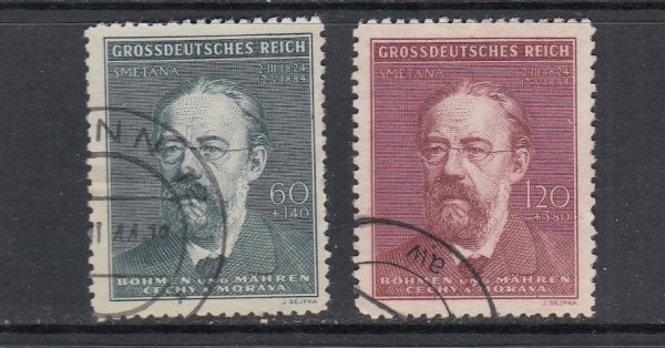 Böhmen und Mähren Mi-Nr. 138-139 gestempelt