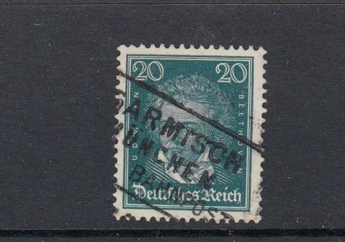 Deutsches Reich Mi-Nr. 392 gestempelt mit Bahnpoststempel