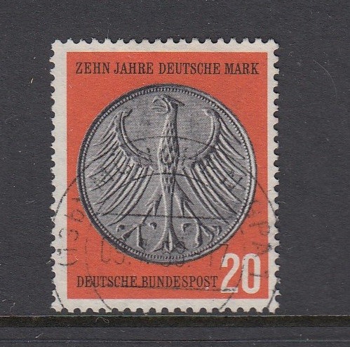 BRD Mi.-Nr. 291 zentrisch gestempelt - Vollstempel München