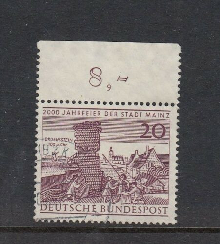 BRD Mi-Nr. 375 Oberrand gestempelt