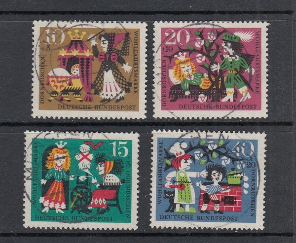 BRD Mi.-Nr. 447-450 zentrisch gestempelt - Vollstempel