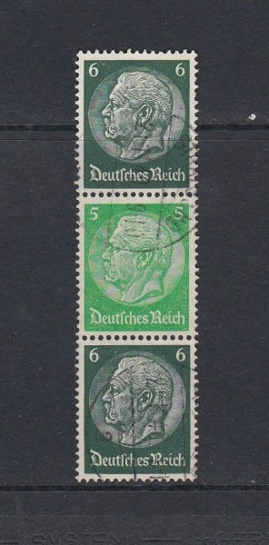 Deutsches Reich Zusammendruck - Mi-Nr. S 190 gestempelt