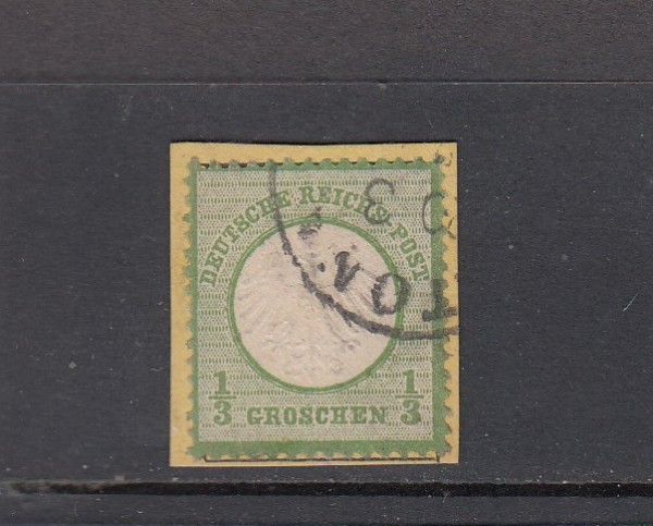 Deutsches Reich Mi-Nr. 2a gestempelt auf Briefstück