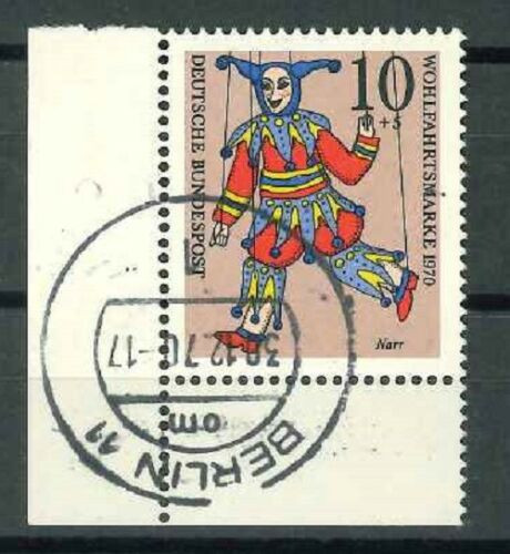 BRD Mi-Nr. 650 Bogenecke / Ecke 3 - gestempelt Vollstempel Berlin