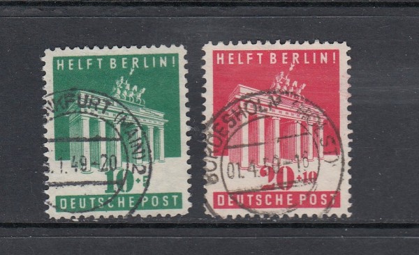Bizone Mi-Nr. 101-102 gestempelt
