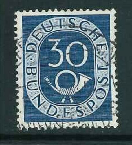 BRD Posthorn Mi-Nr. 132 zentrischer Vollstempel