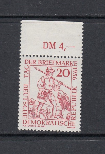 DDR Mi-Nr. 544 ** postfrisch - Oberrand