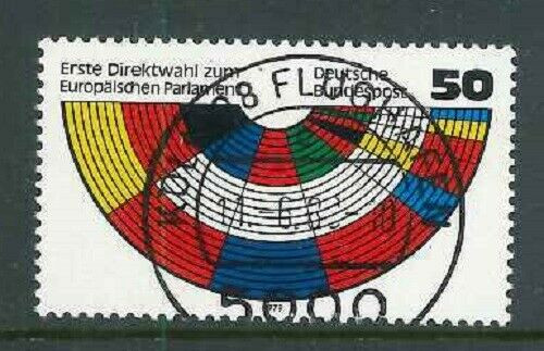 BRD Mi-Nr. 1002 zentrisch gestempelt - Vollstempel Köln Flughafen