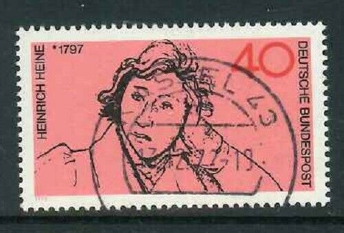 BRD Mi-Nr. 750 zentrischer Vollstempel - Kassel EST + Gummierung