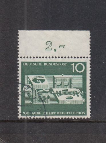 BRD Mi-Nr. 373 Oberrand gestempelt