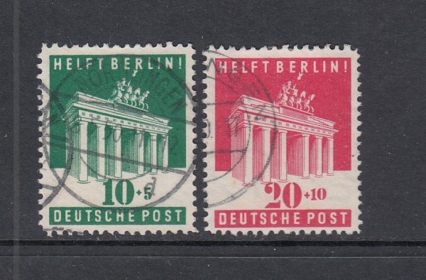 Bizone Mi-Nr. 101-102 gestempelt