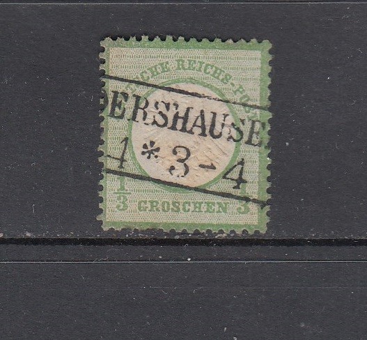 Deutsches Reich Mi-Nr. 17a gestempelt Obershausen