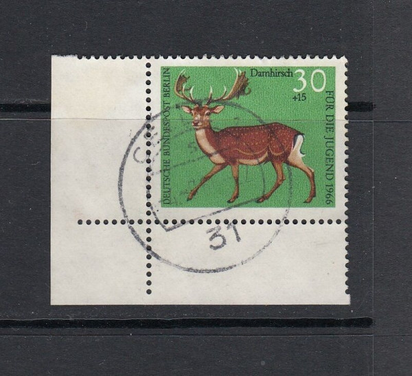 BRD Mi.-Nr. 513 - Bogenecke / Eckrand gestempelt