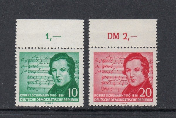 DDR Mi-Nr. 528-529 ** postfrisch - Oberrand