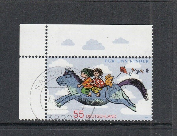 BRD 2008 - Mi-Nr. 2693 - Ecke 1 / Bogenecke - zentrisch - Vollstempel Ersttag
