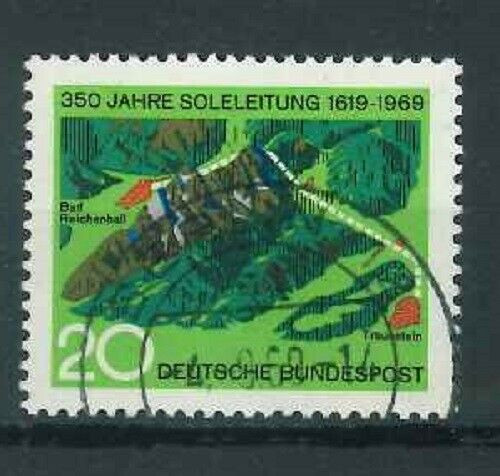BRD Mi-Nr. 602 zentrisch gestempelt Berlin + Originalgummierung