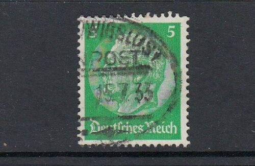 Deutsches Reich Mi-Nr. 468 gestempelt mit Bahnpoststempel Ludwigslust