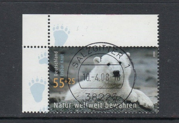 BRD 2008 - Mi-Nr. 2656 Ecke 1 - zentrisch - Vollstempel - Salzgitter - Ersttag