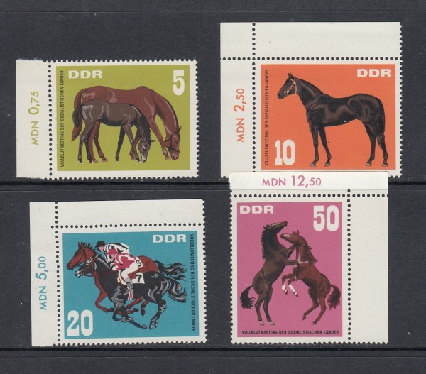DDR Mi-Nr. 1302-1305 ** postfrisch - Bogenränder