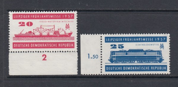 DDR Mi-Nr. 559-560 ** postfrisch - Bogenrand