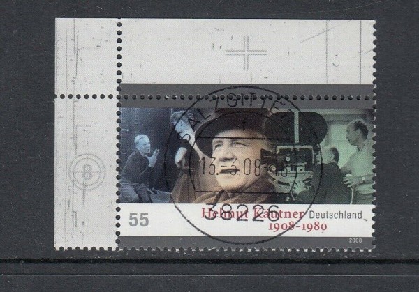 BRD 2008 - Mi-Nr. 2654 Ecke 1 - zentrisch - Vollstempel - Salzgitter - Ersttag