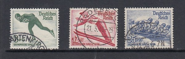 Deutsches Reich Mi-Nr. 600-602 gestempelt