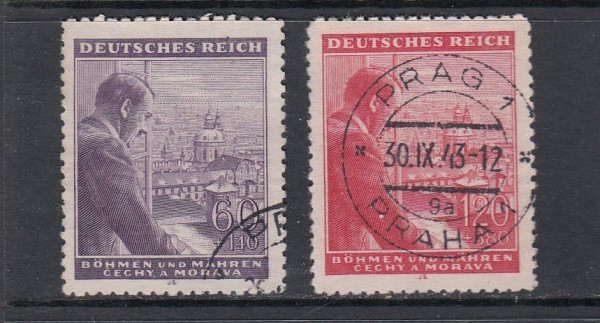 Böhmen und Mähren Mi-Nr. 126-127 gestempelt