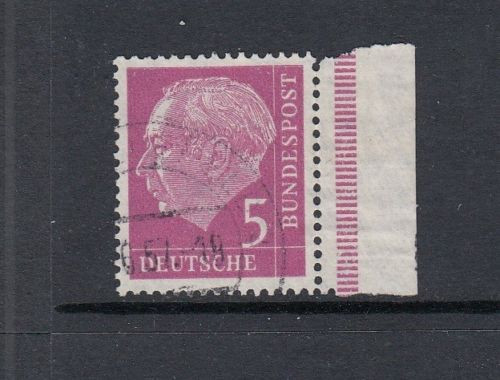 BRD Mi-Nr. 179x gestempelt - Seitenrand / Bogenrand