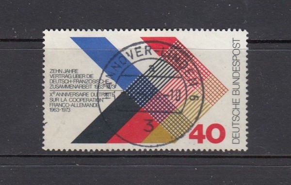 BRD Mi-Nr. 753 zentrisch gestempelt - Vollstempel Hannover Linden