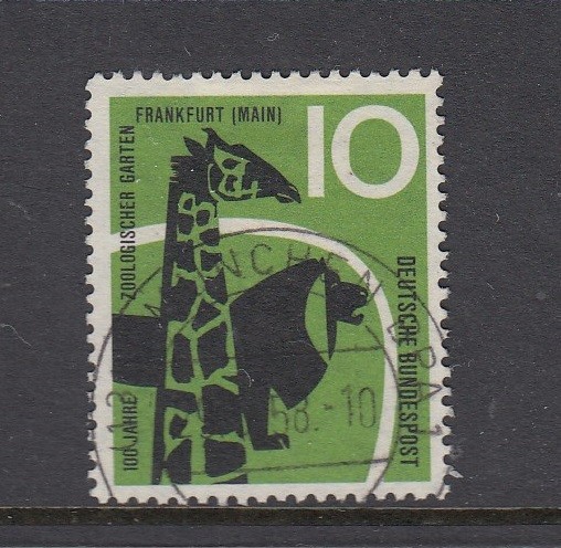 BRD Mi.-Nr. 288 zentrisch gestempelt - Vollstempel München