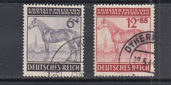 Deutsches Reich Mi-Nr. 857-858 gestempelt