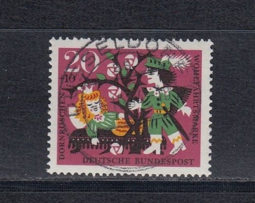 BRD Mi-Nr. 449 zentrisch gestempelt Düsseldorf + Originalgummierung