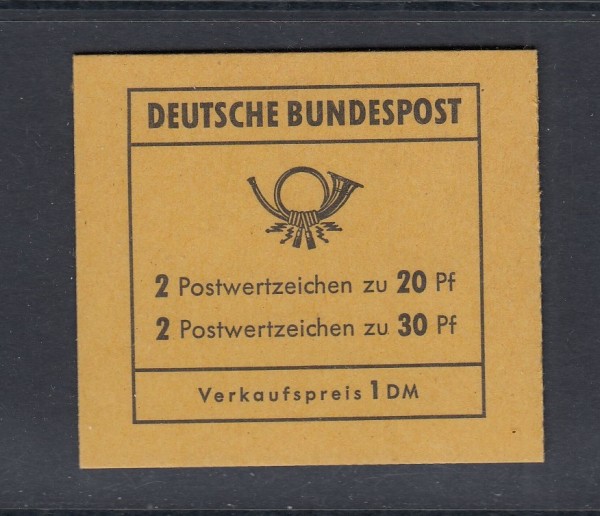 BRD Markenheftchen Mi-Nr. MH 16 ** postfrisch