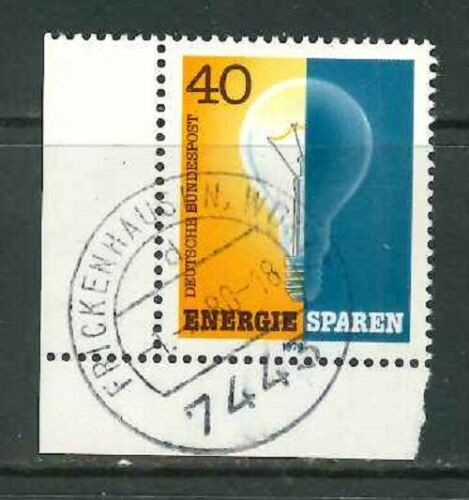 BRD Mi-Nr. 1031 Bogenecke / Ecke 3 - Vollstempel Frickenhausen
