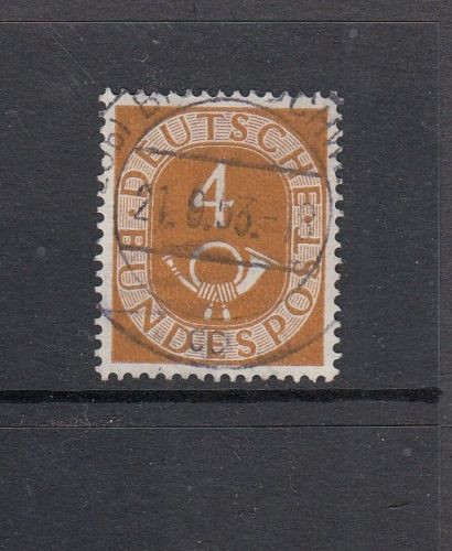 BRD Posthorn Mi-Nr. 124 zentrisch gestempelt