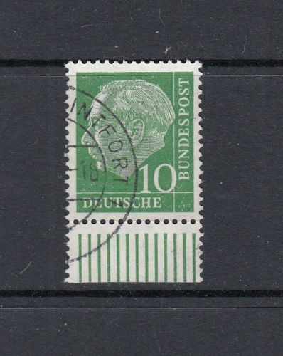 BRD Mi-Nr. 183 gestempelt - Unterrand / Bogenrand