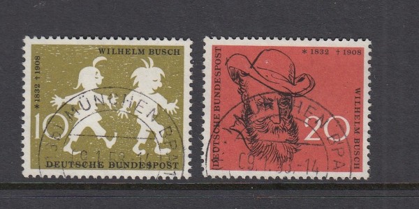 BRD Mi.-Nr. 281-282 zentrisch gestempelt Ersttag - Vollstempel München