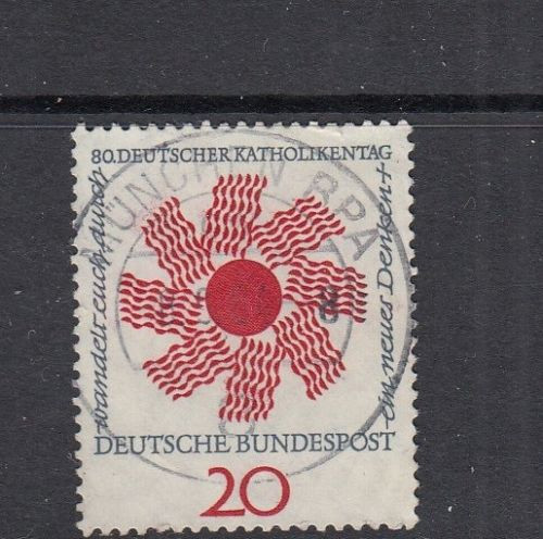 BRD Mi-Nr. 444 zentrisch gestempelt - Vollstempel München BPA