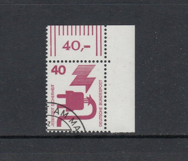 BRD Mi-Nr. 699 gestempelt - Eckrand / Bogenecke / Ecke 2