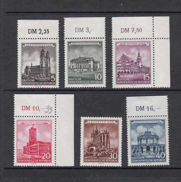 DDR Mi-Nr. 491-496 ** postfrisch
