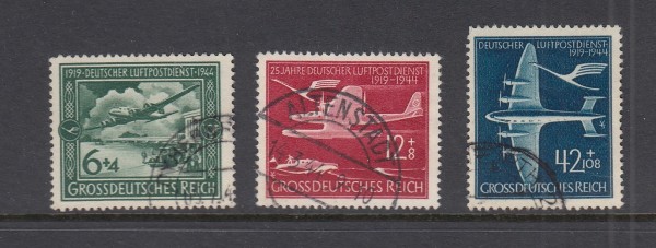 Deutsches Reich Mi-Nr. 866-868 gestempelt
