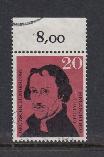 BRD Mi-Nr. 328 Oberrand gestempelt
