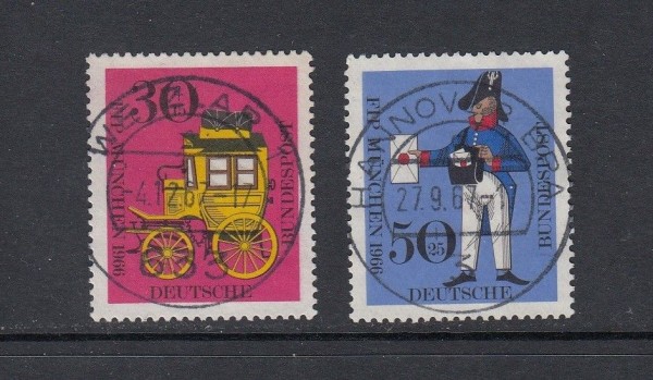 BRD Michel-Nr. 516-517 zentrisch gestempelt
