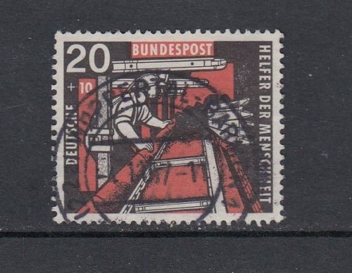 BRD Mi.-Nr. 272 zentrisch gestempelt Wuppertal Barmen