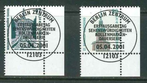 BRD Mi-Nr. 2176-2177 Bogenecke / Ecke 4 - zentrischer Vollstempel Berlin ESST.