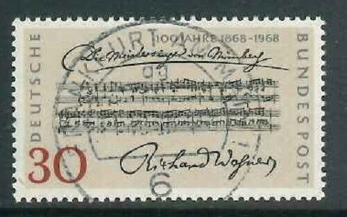 BRD Mi-Nr. 566 zentrischer Vollstempel - Frankfurt / Main - kein Ersttag