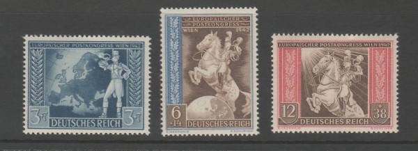 Deutsches Reich Mi-Nr. 820-822 ** postfrisch