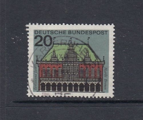 BRD Mi.-Nr. 425 zentrisch gestempelt Karlsruhe