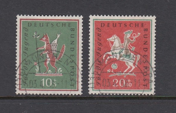BRD Mi.-Nr. 286-287 zentrisch gestempelt - Vollstempel München